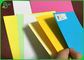 O grande formato coloriu o cartão 180gsm do origâmi folhas amarelas/azuis do papel de Manila