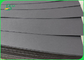 2 papel de embalagem preto durável lateral de Matte Black Paper 300gsm no rolo