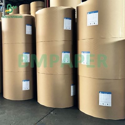 70 gm 90 gm C1S Papel revestido Brilhante para fabricação de rolo de rótulo 50 mm