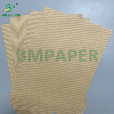 Pulpa de madeira 60 gm 70 gm papel kraft castanho-vermelho para papel de revestimento de cartão