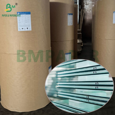 36GSM Excelente Resistência ao Mofo Papel Kraft Marrom para Interlaçamento de Vidro