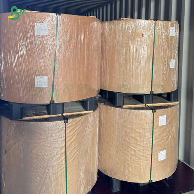 Rolo de papel de uma face brilhante 70 GSM branco molhado - resistência para rótulo de cerveja