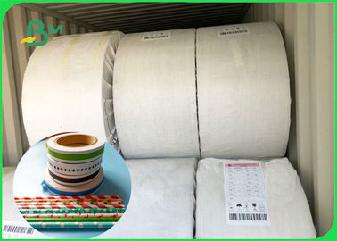 Largura papel de palha impermeável da impressão a cores de 15 - de 600mm 60gsm FDA para beber