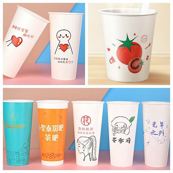 Papel sem revestimento imprimível do copo do efeito 300gsm para o copo de papel quente da bebida