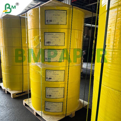 Papel NCR, papel de cópia sem carbono, rolo com 100% de fibras virgens, peso de base de 48 gm - 80 gm e revestimento CB CFB CF
