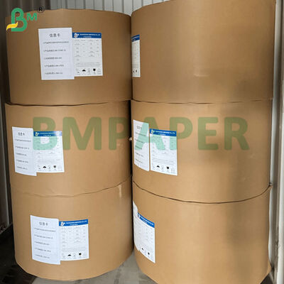 Papel de rosto para rótulos térmicos de 65 gm e 70 gm para supermercados