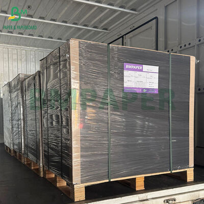 80 gm 90 gm 100 gm Papel Kraft preto puro para sacos de compras 70 x 100 cm