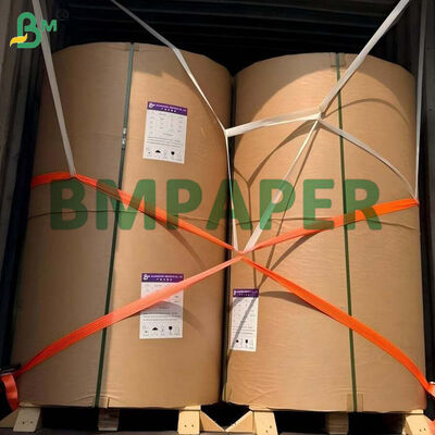 Papel Kraft Branco 250gsm 300gsm Para Etiquetas Penduradas em Rolos Jumbo, Superfície Áspera