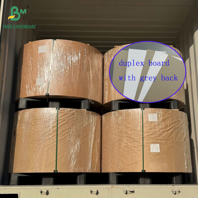 250gm 300gm Argile Coated Duplex Board Grey Back Para Pacote 27.25x28 polegadas