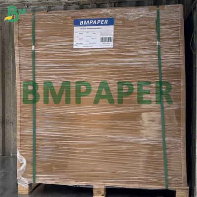 Folhas de papel kraft extensível marrom de 90gsm 89cm, papel para sacos de produtos químicos de alta elasticidade