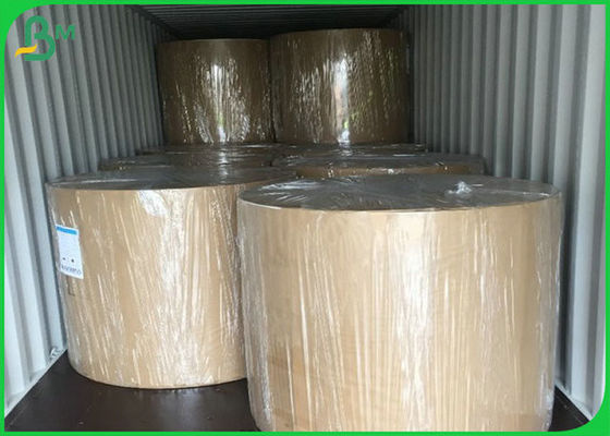 O FSC certificado reciclou 50GSM ao papel do forro de 160GSM Brown Kraft para embalar