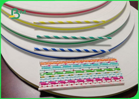 Rolo do papel de palha da superfície do às bolinhas 60gsm da onda de FDA FSC para a celebração 15mm