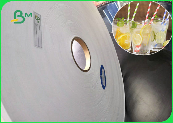 Papel para canudo de bebida com cores impressas personalizadas para canudos de café