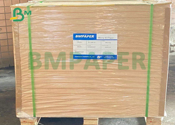 Brilho branco de superfície liso Art Paper da polpa de madeira 150gsm 170gsm C2S