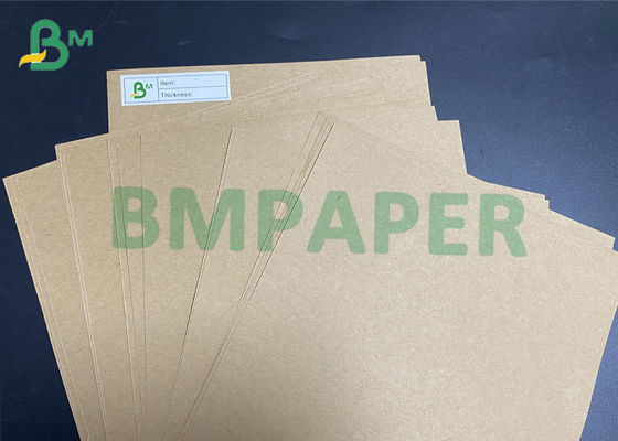 o PE virgem da polpa de madeira de papel de embalagem de 126gsm 135gsm Brown laminou 8g 10g