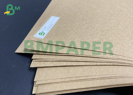 o PE virgem da polpa de madeira de papel de embalagem de 126gsm 135gsm Brown laminou 8g 10g