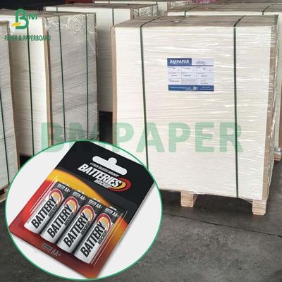 275GSM 400GSM Cartões de papel de embalagem de borbulha de revestimento branco de lado único