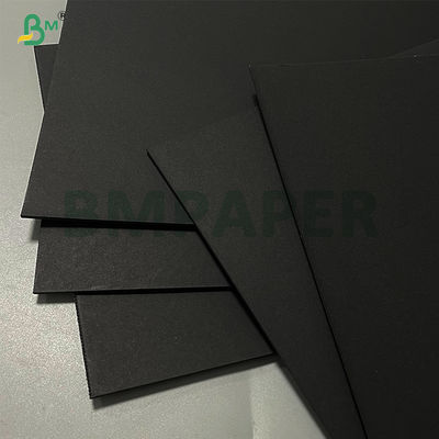 Papel Kraft Preto Dupla Face 350gsm, Folha 8,5 x 11'' para Scrapbook e Artesanato
