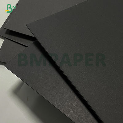 Papel Kraft Preto Dupla Face 350gsm, Folha 8,5 x 11'' para Scrapbook e Artesanato