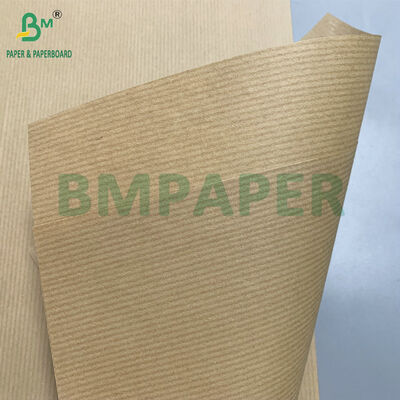 Papel Kraft Listrado de 60g 70g com Resistência à Umidade, Adequado para Embalagem de Presentes Artesanais