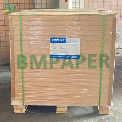 Papel Kraft revestido de cera de lado único com listras vermelhas 37 gm 42 gm Para embrulhar frutas