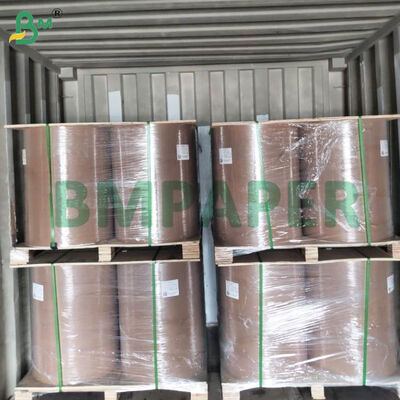 Papel de embalagem de vidros de máquina não branqueado Marrom 1000 mm Largura de rolo 35 gm