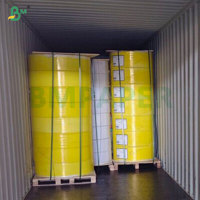 Branco Azul Amarelo 78-85g Papel de cópia sem carbono 214mm 305mm 650mm em rolos