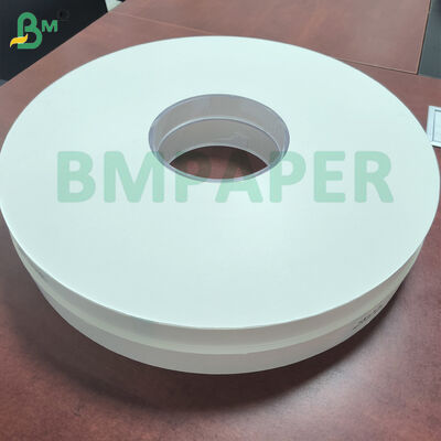 Papel de embrulho branco leve ou com impressão personalizada em rolos fendidos para embalagem individual de palhinhas