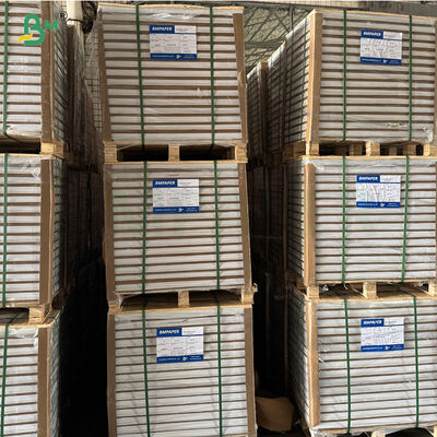 Papel de rótulo de resistência ao molho resistente a lágrimas de alto brilho de um lado