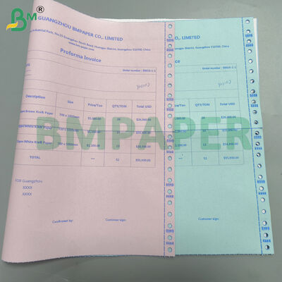 Papel de cópia sem carbono Papel de base CB CFB CF Tipos para impressão de faturas e recibos