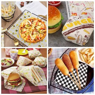 40gr 45gr 50gr Kit Branqueado 5 Kit 7 Rolo de Papel à Prova de Gordura 60cm 70cm