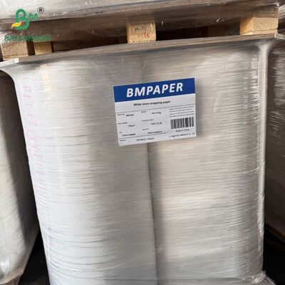 28mm x 6000m Straw Wrapping Paper 26gsm for Disposable Straws Packaging