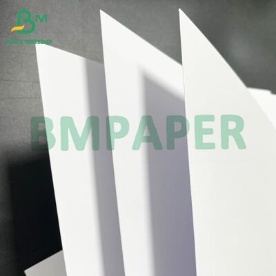 Papel Bond Branco Brilhante Não Revestido 250gsm 300gsm 350gsm 400gsm Cartão Bristol