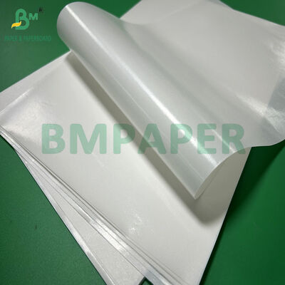 Rolo de Papel Kraft MG Branco Bleached 380mm 400mm 40gsm +10PE para Embalagem de Açúcar