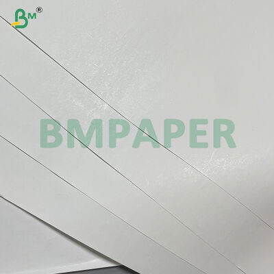 Rolo de papel térmico autoadesivo semibrilhante de 55gsm e 80cm