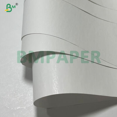 Rolo de papel térmico autoadesivo semibrilhante de 55gsm e 80cm