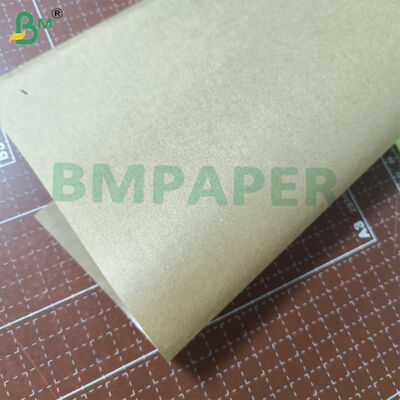 MG Papel Kraft não branqueado 60 Gsm 1 lado brilhante Fibra virgem de qualidade alimentar