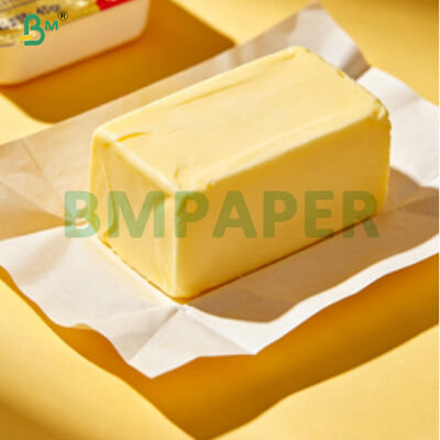 Papel de envolvimento impermeável da manteiga/margarina do produto comestível do jogo 12 no rolo