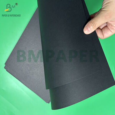 300 gm 350 gm Papel preto sólido não revestido para embalagem 70 x 100 cm