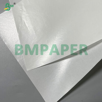Rolo revestido do papel do Glassine da etiqueta do silicone lateral semibrilhante superior branco um