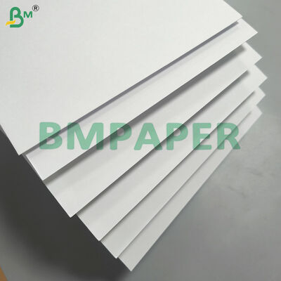 Cartão branco sem revestimento Branco brilhante 65lb Cobertura Papel liso