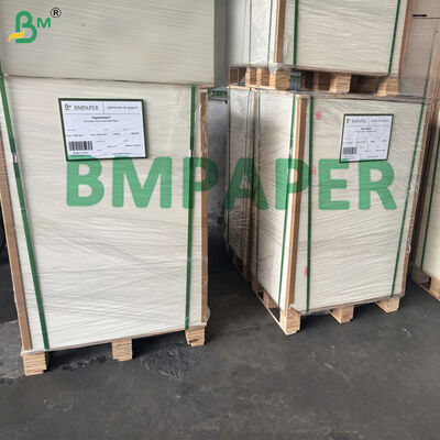 Cartão branco sem revestimento Branco brilhante 65lb Cobertura Papel liso