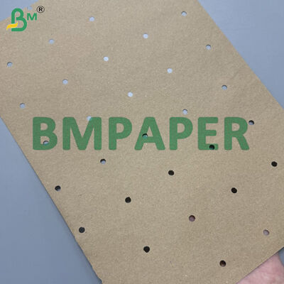 90inch 72inch Perforated Brown Kraft Paper Rolls 80, Custom Lengths, Round Holes