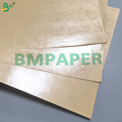 O papel natural 60gsm do congelador de Kraft do envoltório do congelador revestiu poli um lado