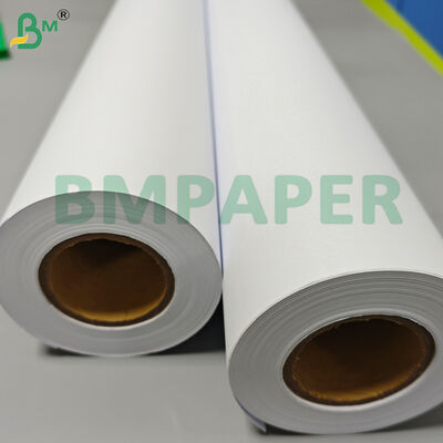 80 gm Rolos de papel CAD Plotter de lado duplo branco para impressão