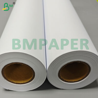 80 gm Rolos de papel CAD Plotter de lado duplo branco para impressão