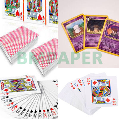 papel preto do cartão de jogo da polpa de madeira TCG do Virgin do núcleo 320gsm