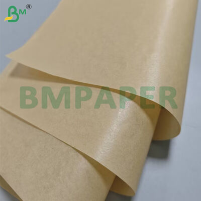 Rolos Jumbo de Papel de Cozedura Castanho com Silicone em Dois Lados de 40gsm