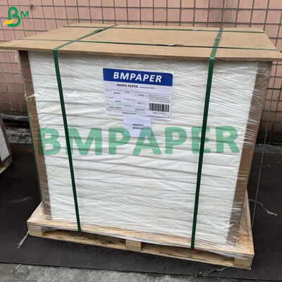 40g 50g MF Papel Kraft Branco Não Alvejado Seguro para Alimentos para Sacos de Papel para Lanches e Pão para Levar