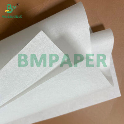 40GSM Rolo de papel branco à prova de gordura para embalagens de hambúrgueres e sanduíches